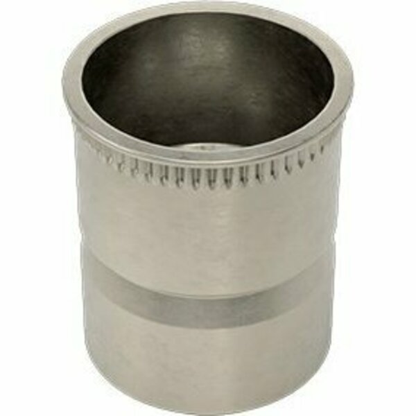 Bsc Preferred Low-Profile Rivet Nut Tin-Zinc-Plated Steel 1/2-13 Internal Thread 0.935 Long, 5PK 98560A599